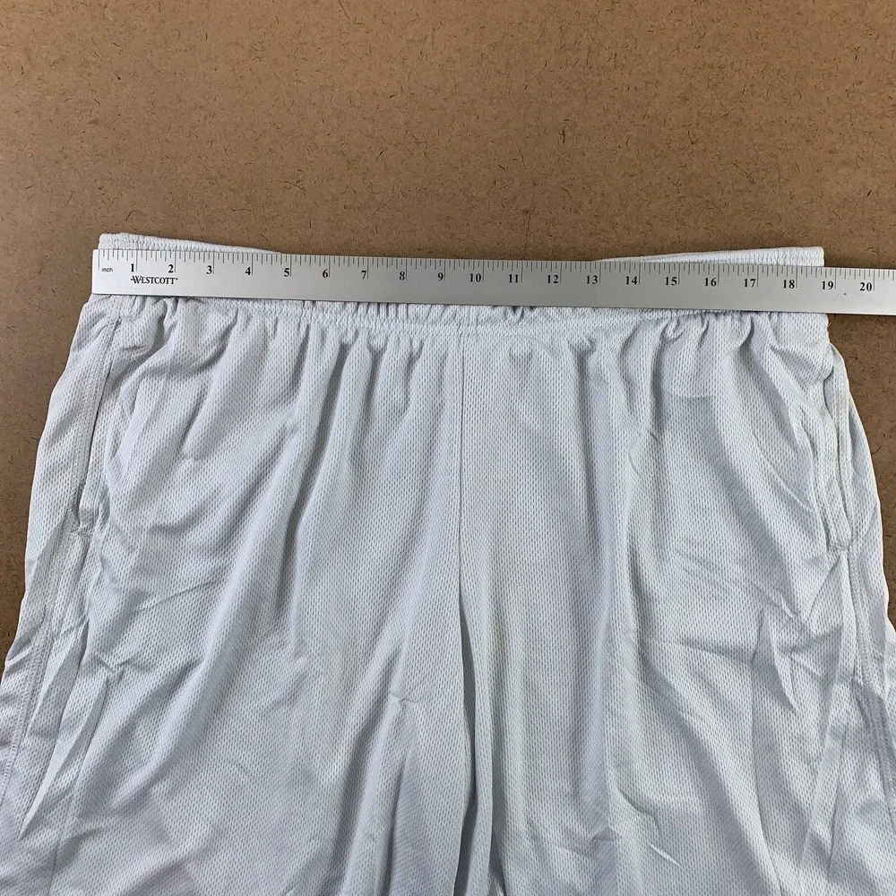 Urban Street Mens Lounge Shorts Off White Flat Front Pockets Pull On 2XL New
